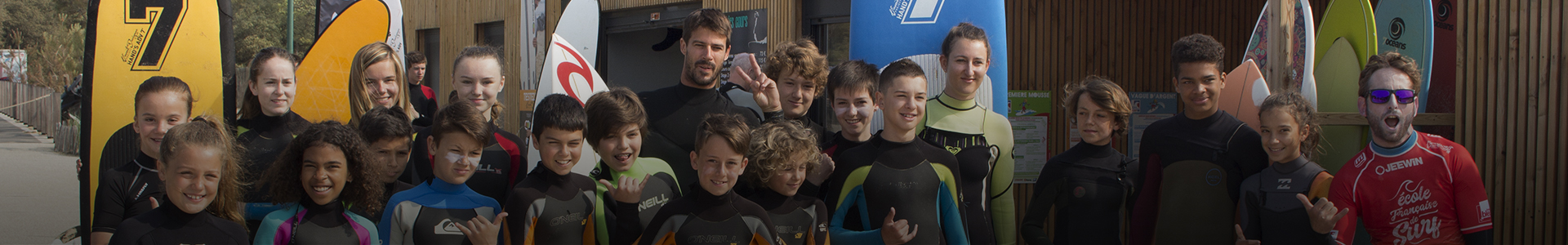 Vendée surf Schools en tête de page