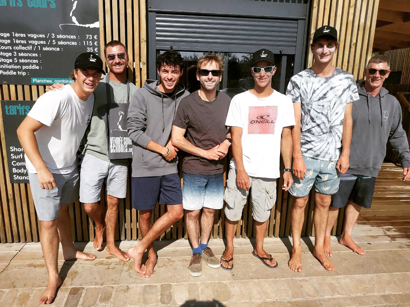 Vendée surf Schools l'équipe